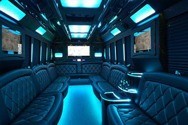 Luxury party bus rental